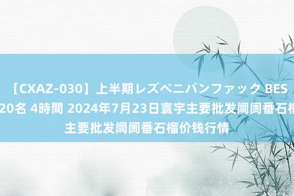 【CXAZ-030】上半期レズペニバンファック BEST10 10組20名 4時間 2024年7月23日寰宇主要批发阛阓番石榴价钱行情