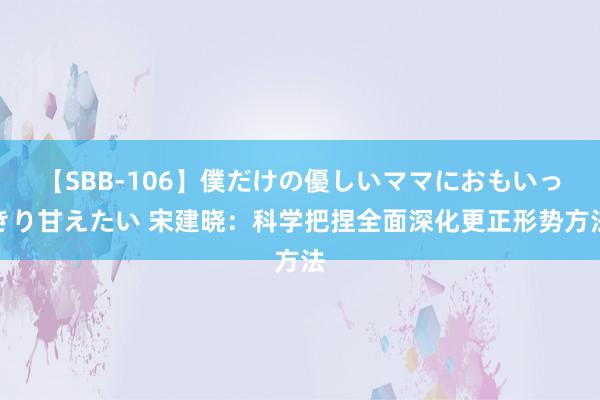 【SBB-106】僕だけの優しいママにおもいっきり甘えたい 宋建晓：科学把捏全面深化更正形势方法