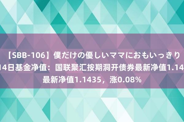 【SBB-106】僕だけの優しいママにおもいっきり甘えたい 8月14日基金净值：国联聚汇按期洞开债券最新净值1.1435，涨0.08%