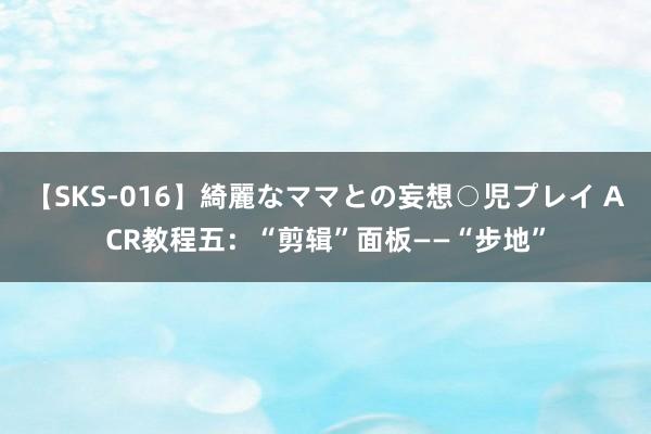 【SKS-016】綺麗なママとの妄想○児プレイ ACR教程五：“剪辑”面板——“步地”